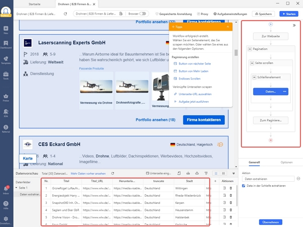 Workflow anpassen und Datenfelder prüfen