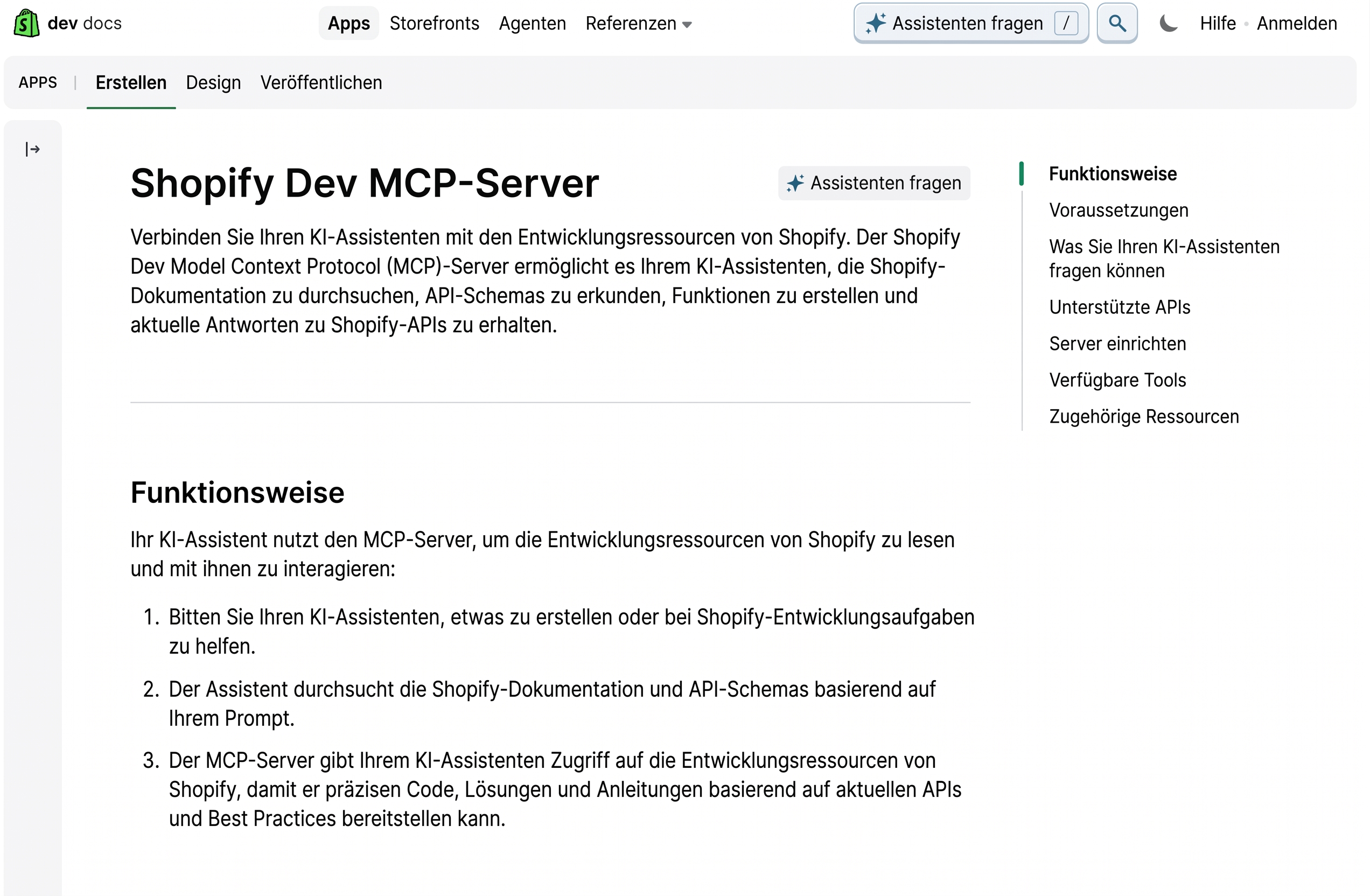 Shopify MCP für Online Shops