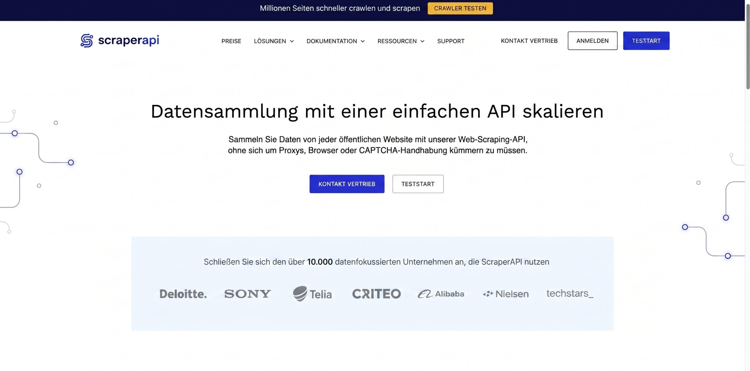 ScraperAPI Dashboard