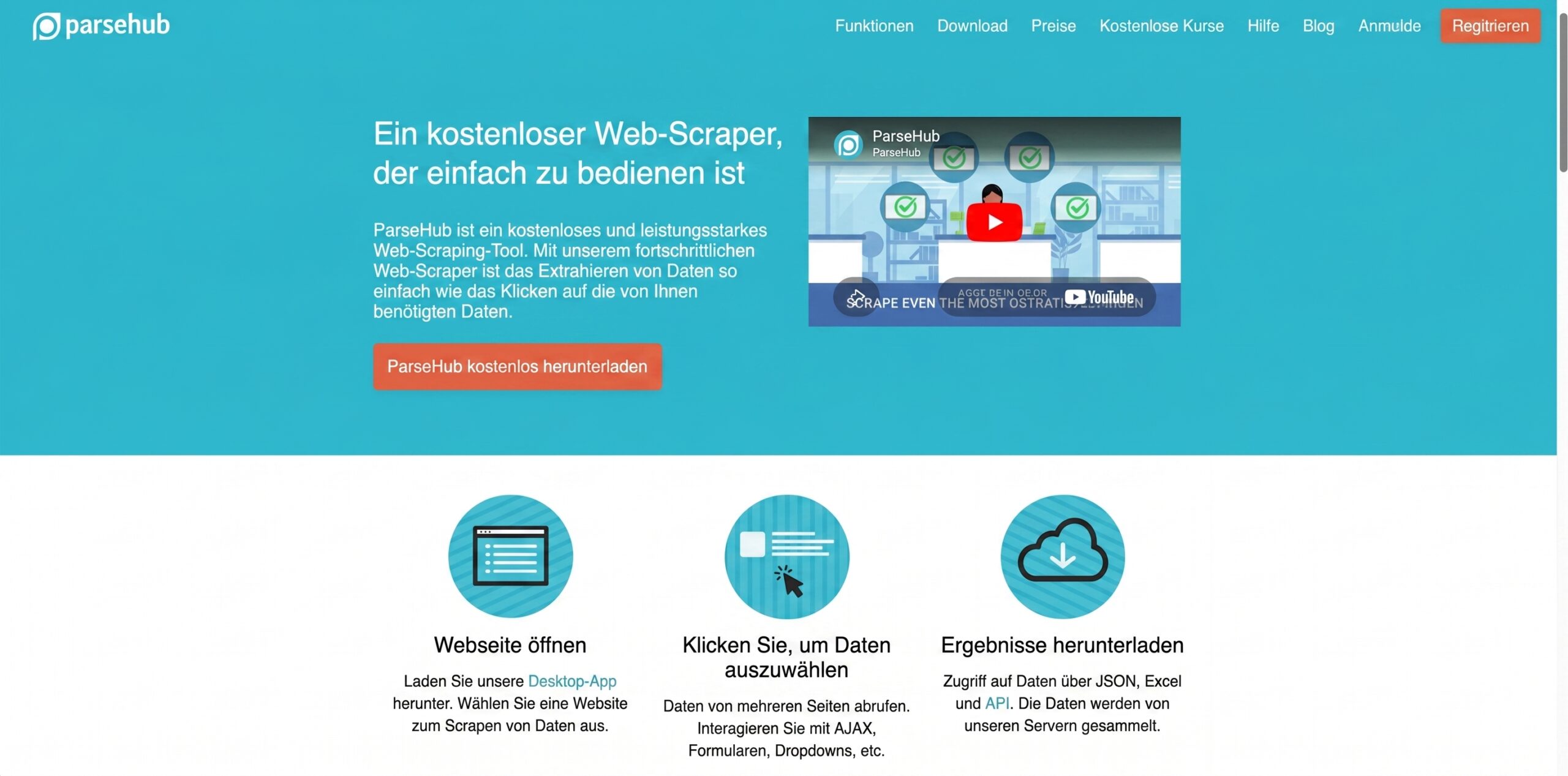 ParseHub Web Scraping Tool