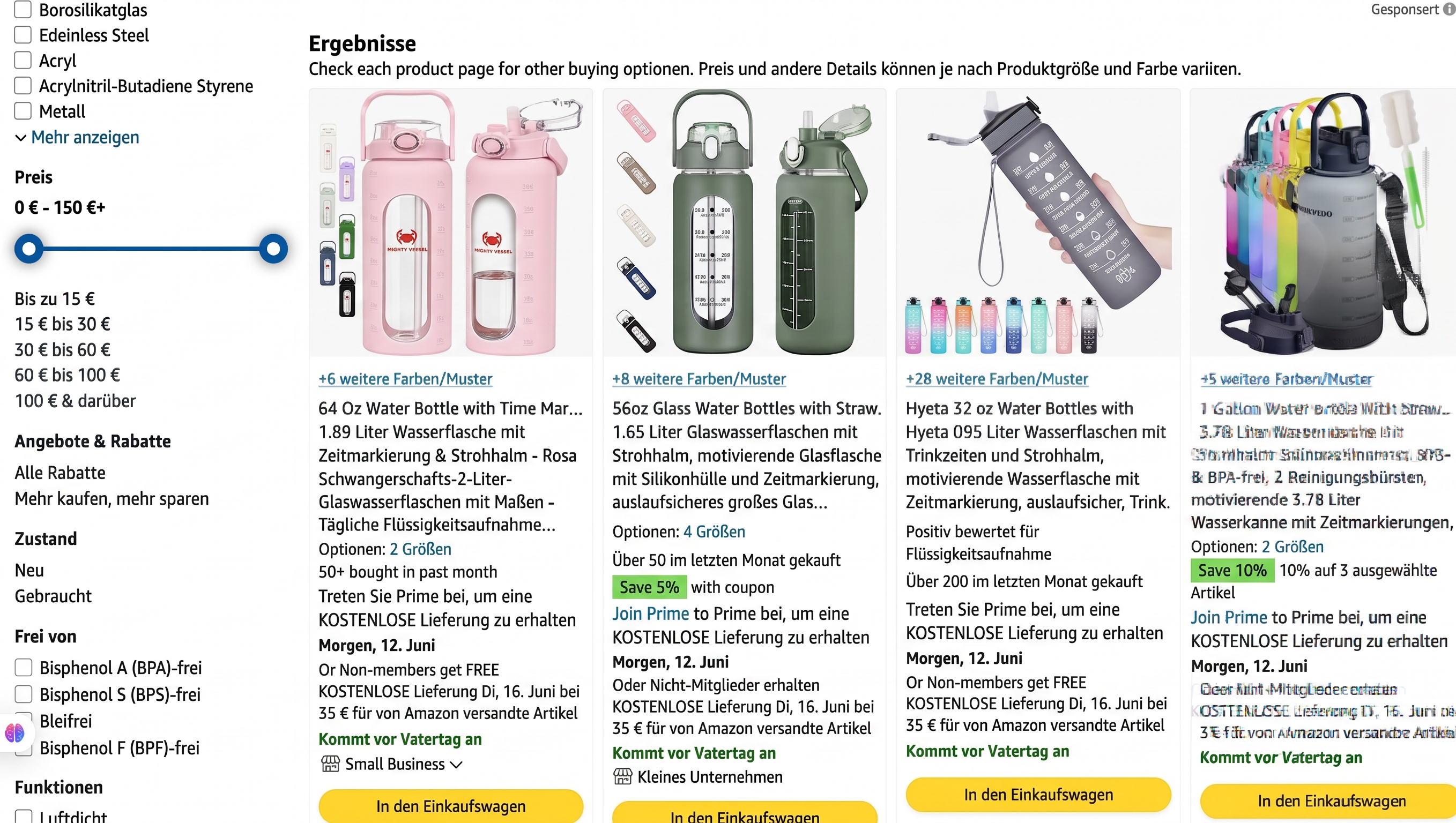 Trinkgefäße und Hydratationsprodukte für Dropshipping