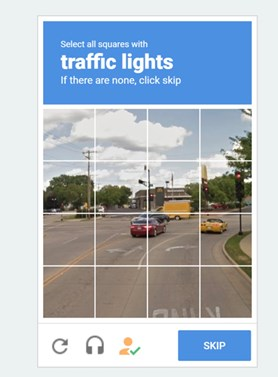 captcha traffic lights