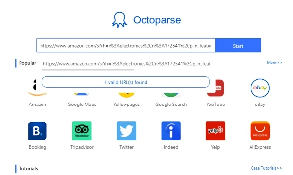 get web data with octoparse