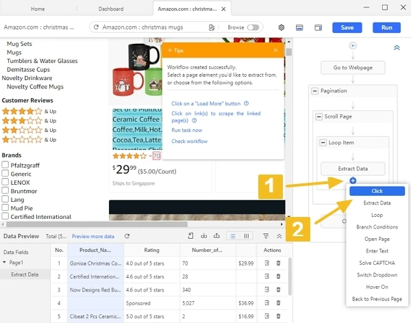 change your data field