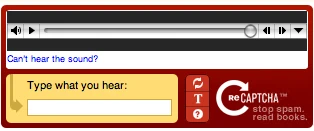 audio-based captcha