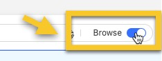 switch on octoparse browse mode