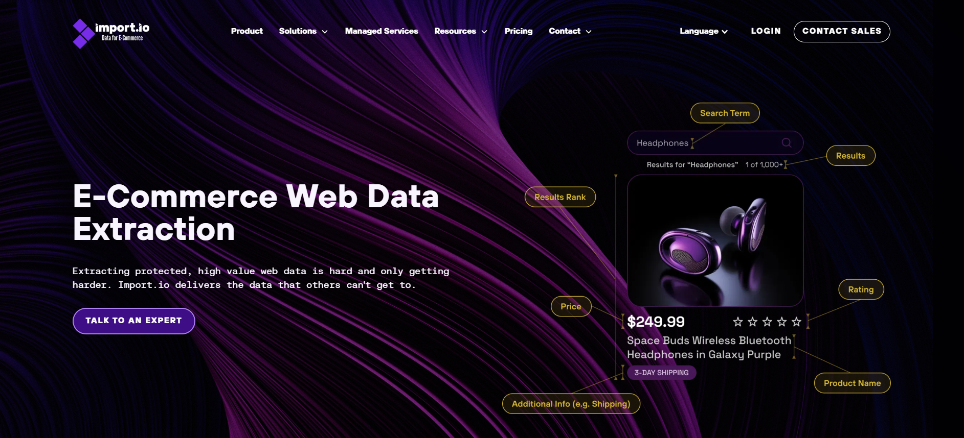 import.io official website