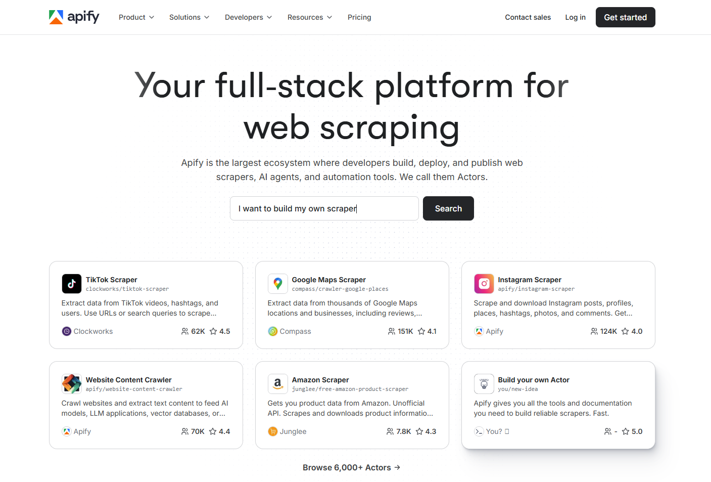 apify offficial website