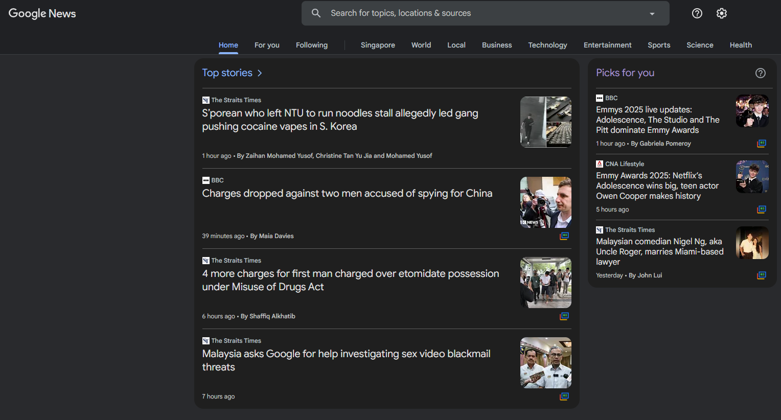 google news for list crawling