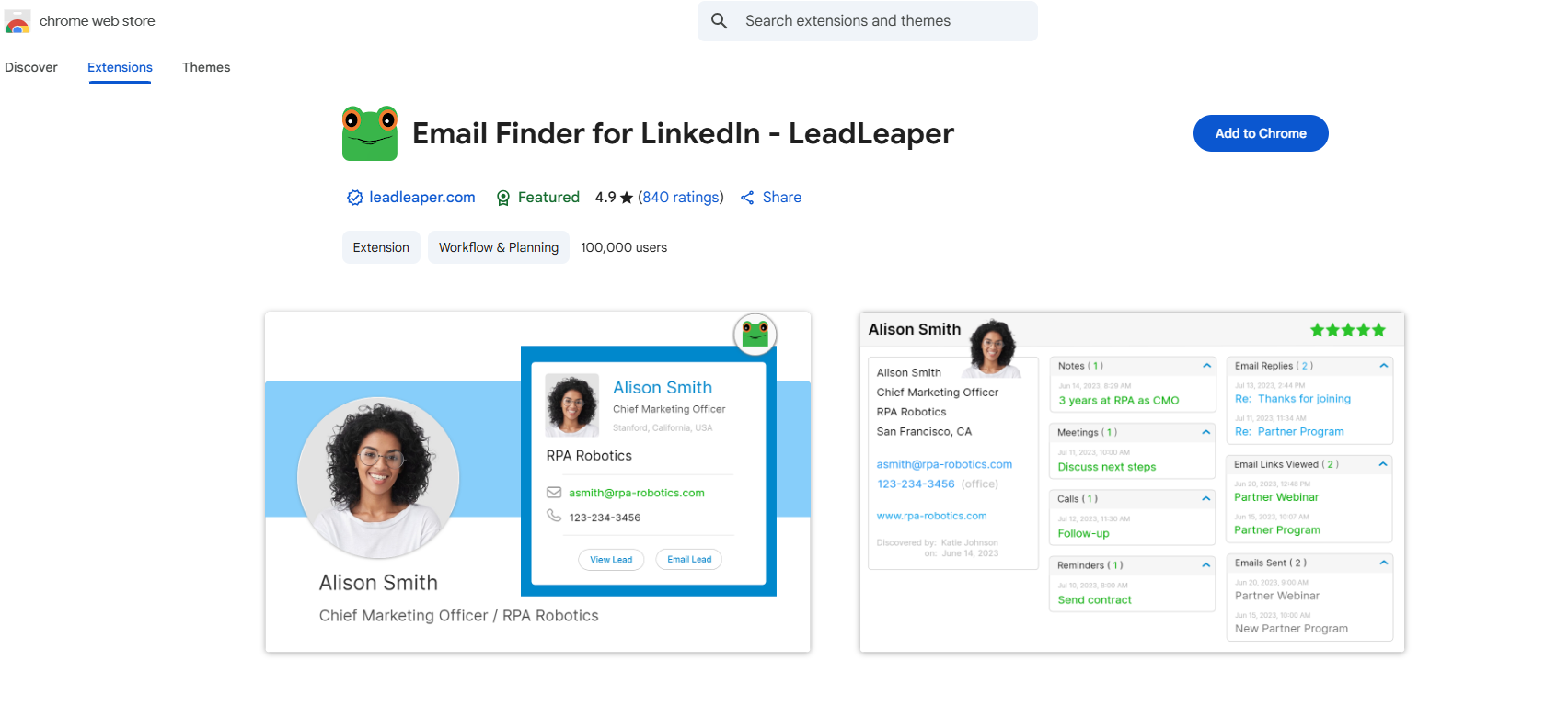 leadleaper for email extraction