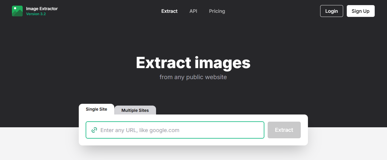 Free image extractor tool