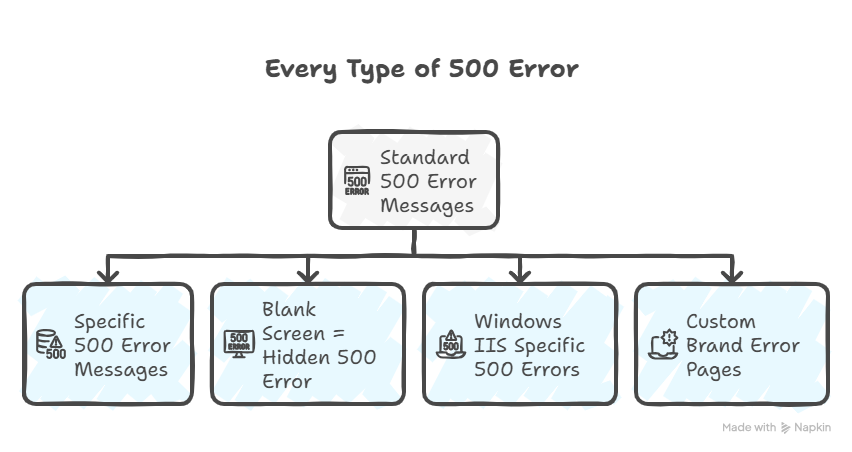 Every Type of 500 Error Message & What They Mean