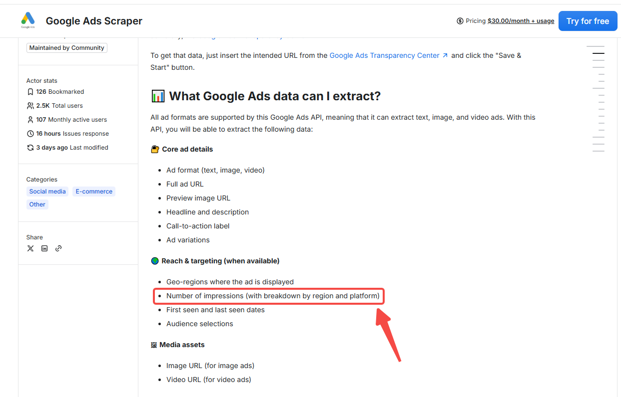 why you shouldn't use apify's google ads scraper