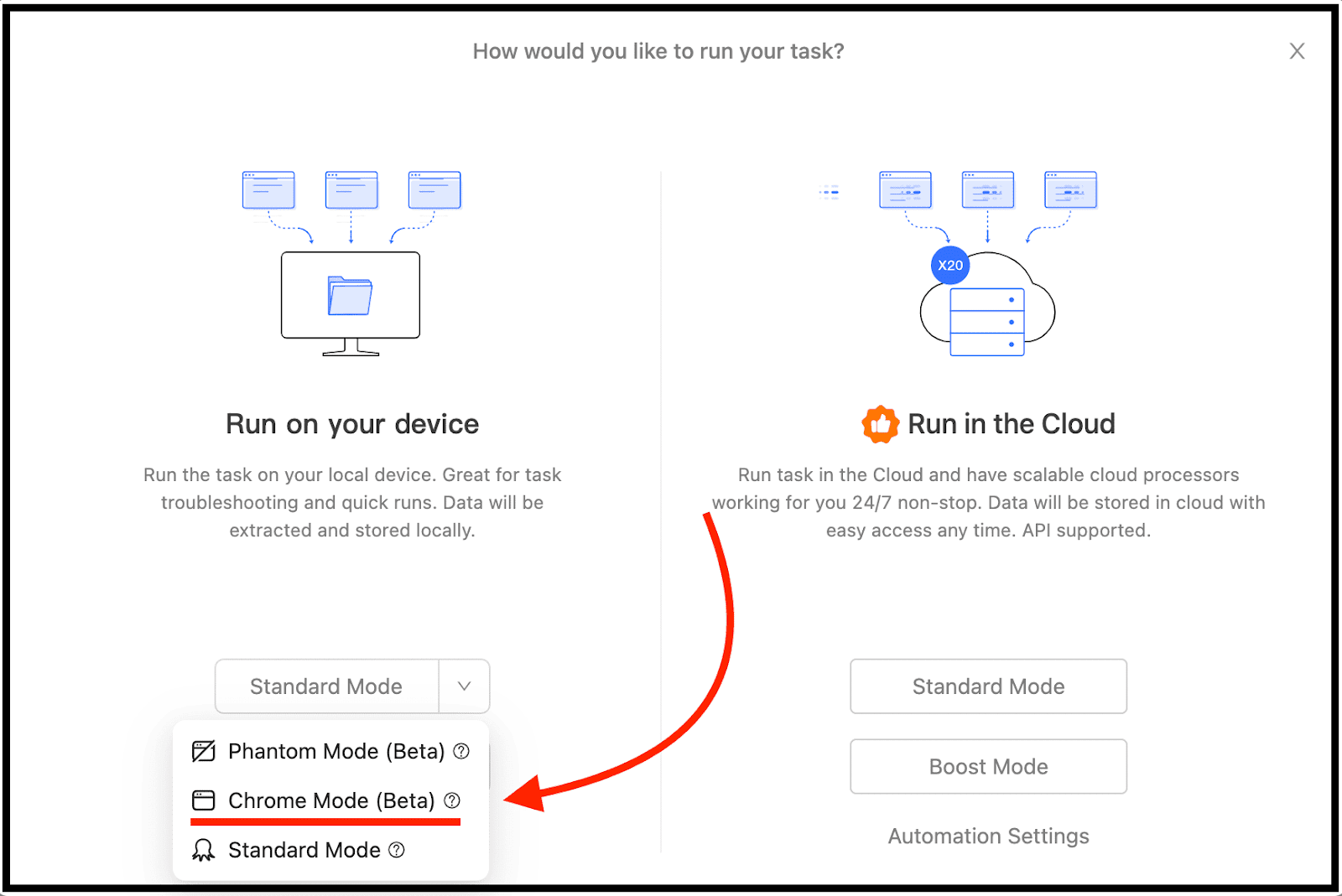 extract youtube transcripts using octoparse