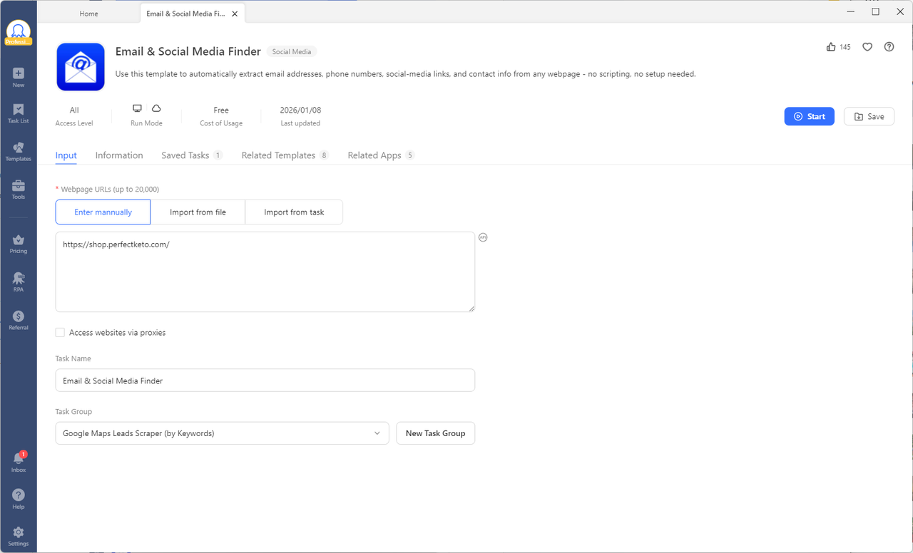 octoparse browser automation