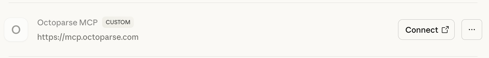 setting up octoparse mcp