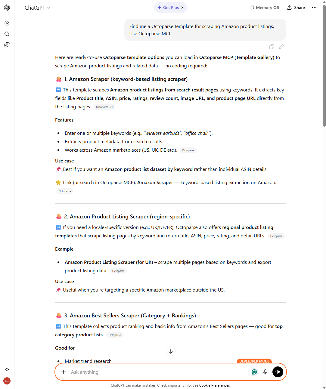 talking to chatgpt like a data analyst