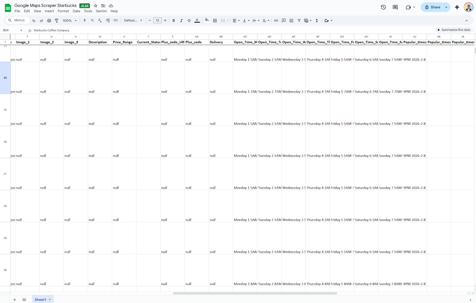 google maps advanced scraper