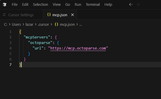 Cursor AI and Octoparse MCP