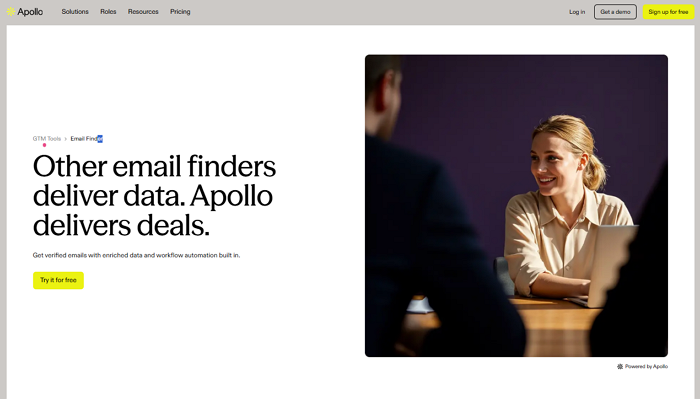 Apollo.io email finder