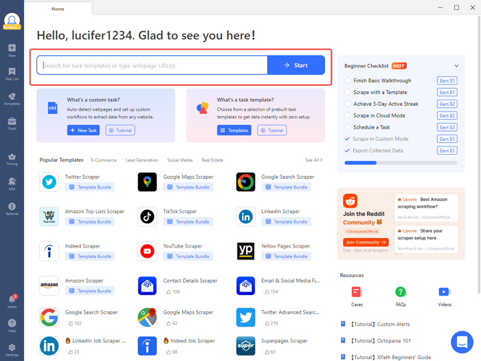 custom octoparse email scraping