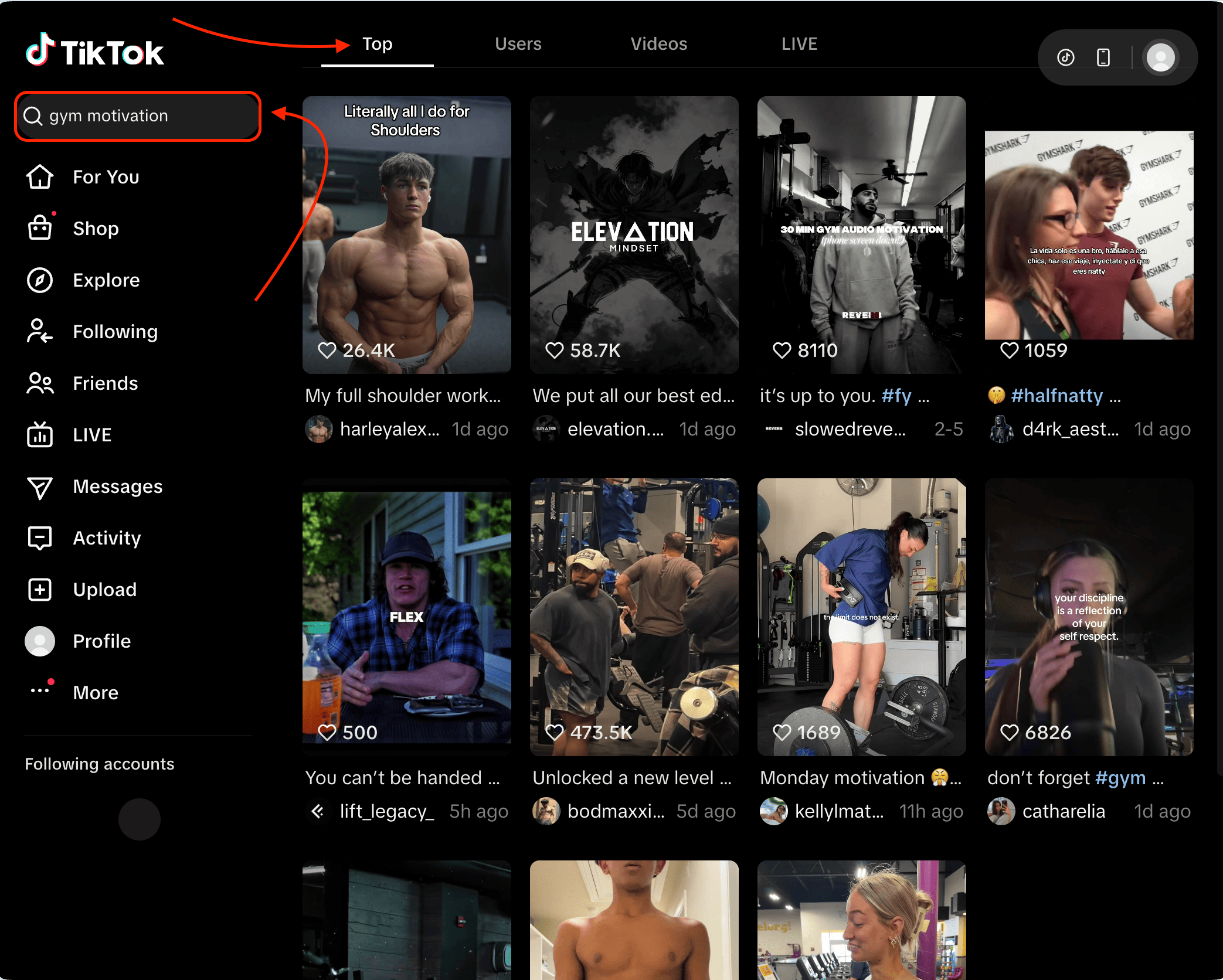 search for specific niche