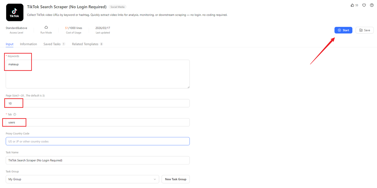 building the kol database with octoparse