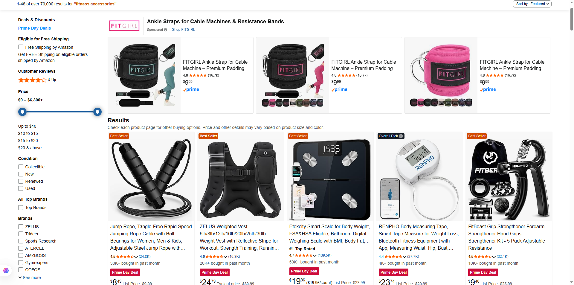 fitness accessories