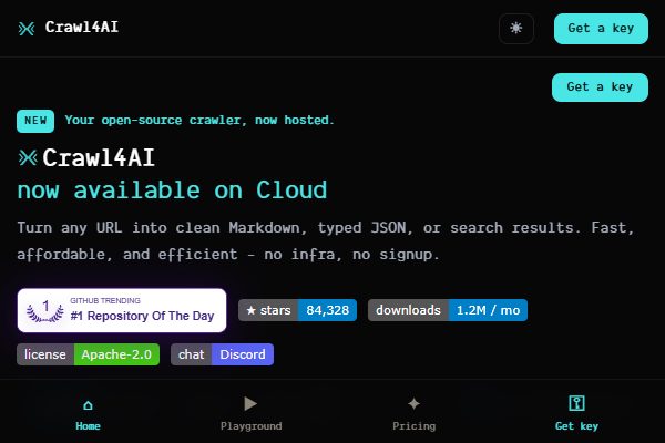 Crawl4AI official website