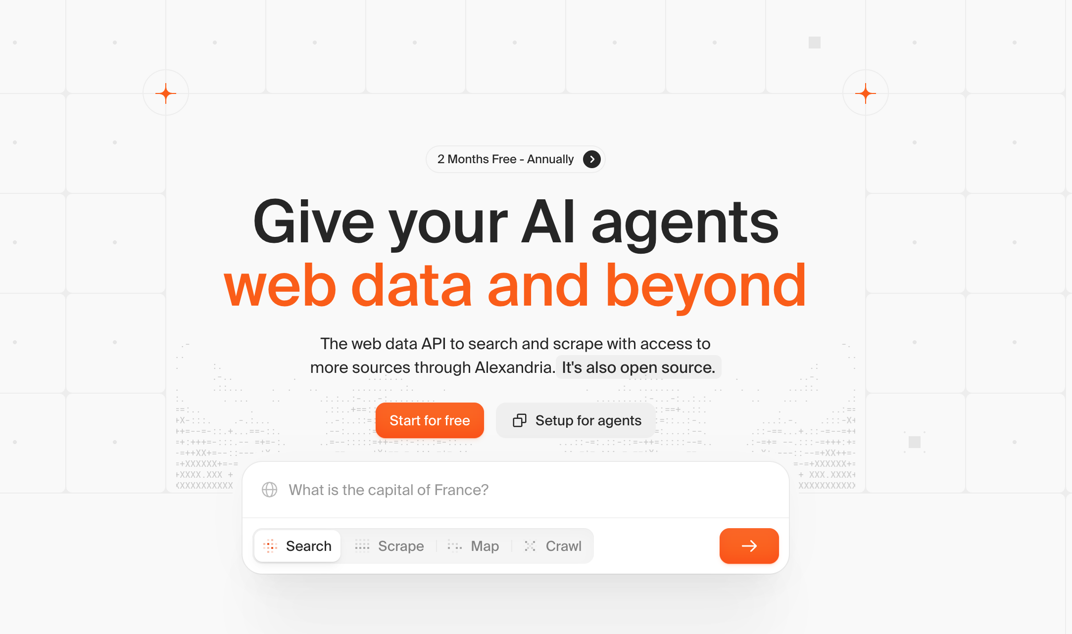 Firecrawl Home page