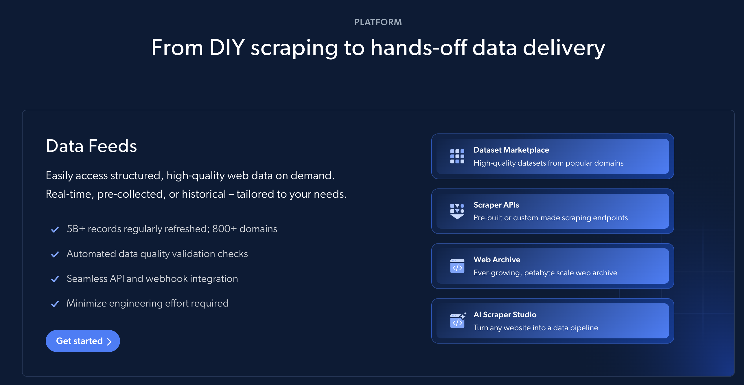 Bright data's data feeds
