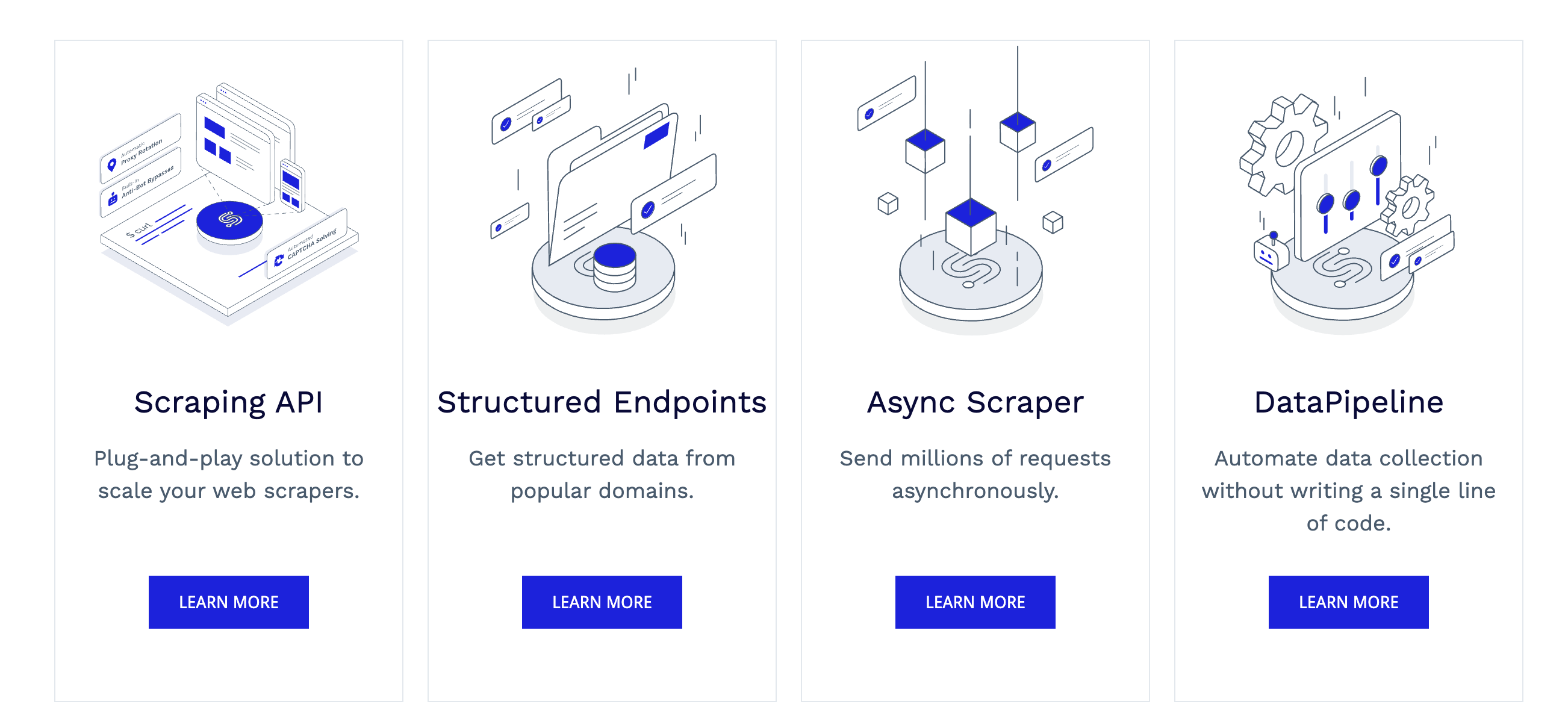 Scraper API‘s web scraping stack.