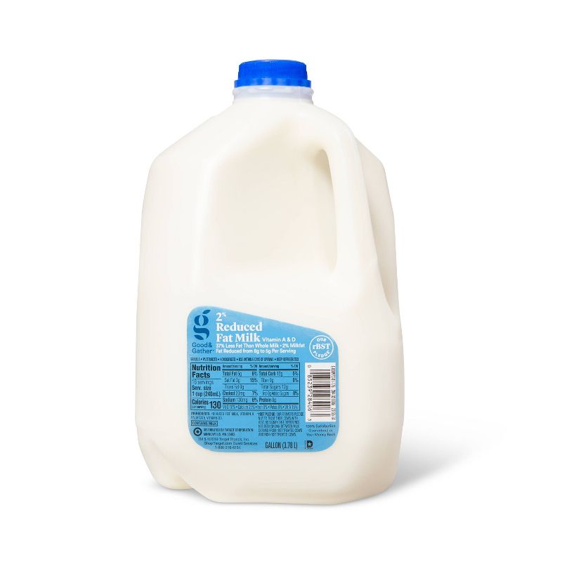 Good & Gather 2% reduced fat milk, 1-gallon jug