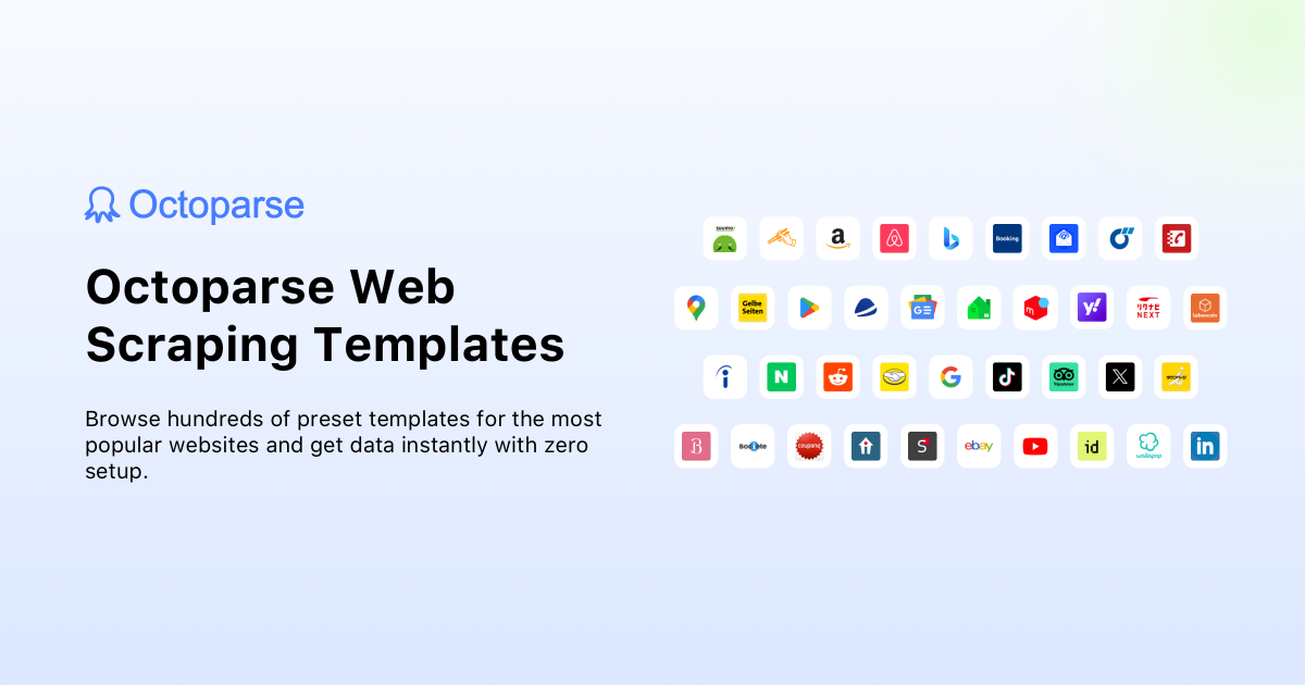 Octoparse Templates Octoparse Templates