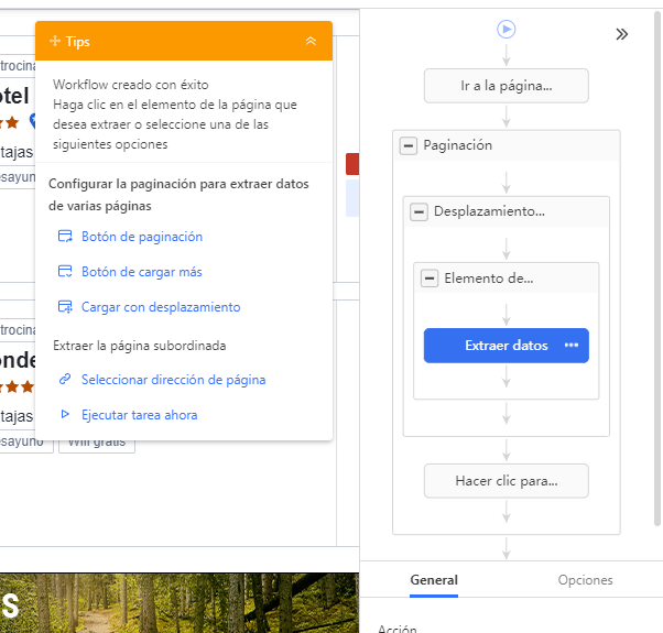 workflow de octoparse