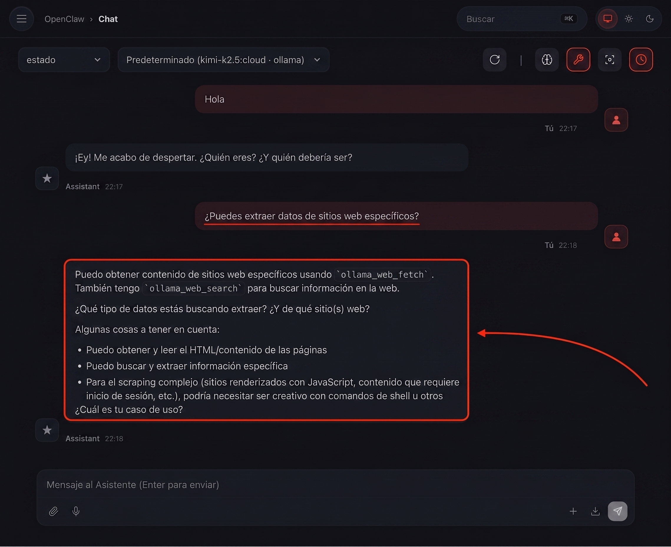 extraer datos usando web scraping con OpenClaw