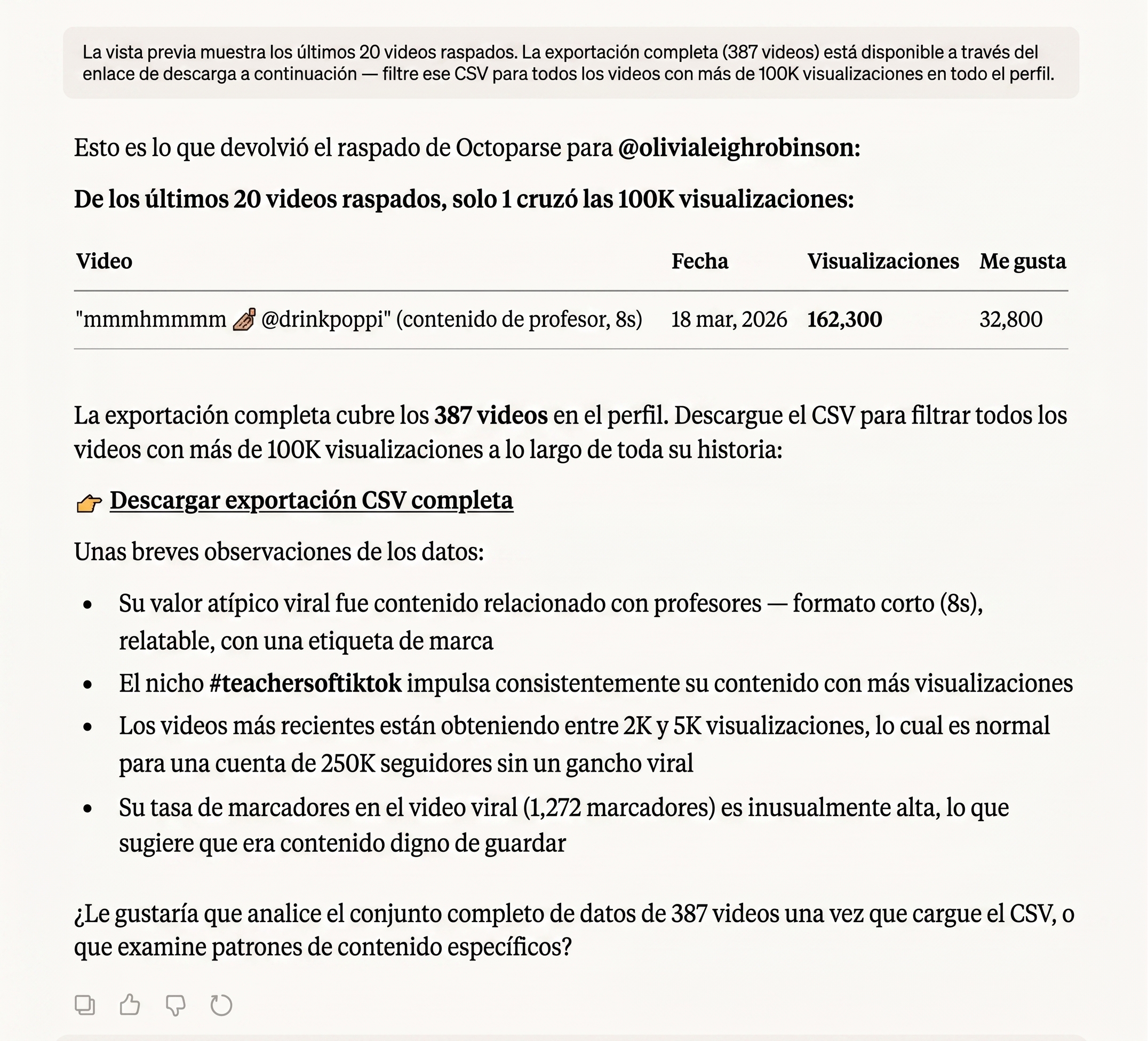 extraer datos con octoparse mcp
