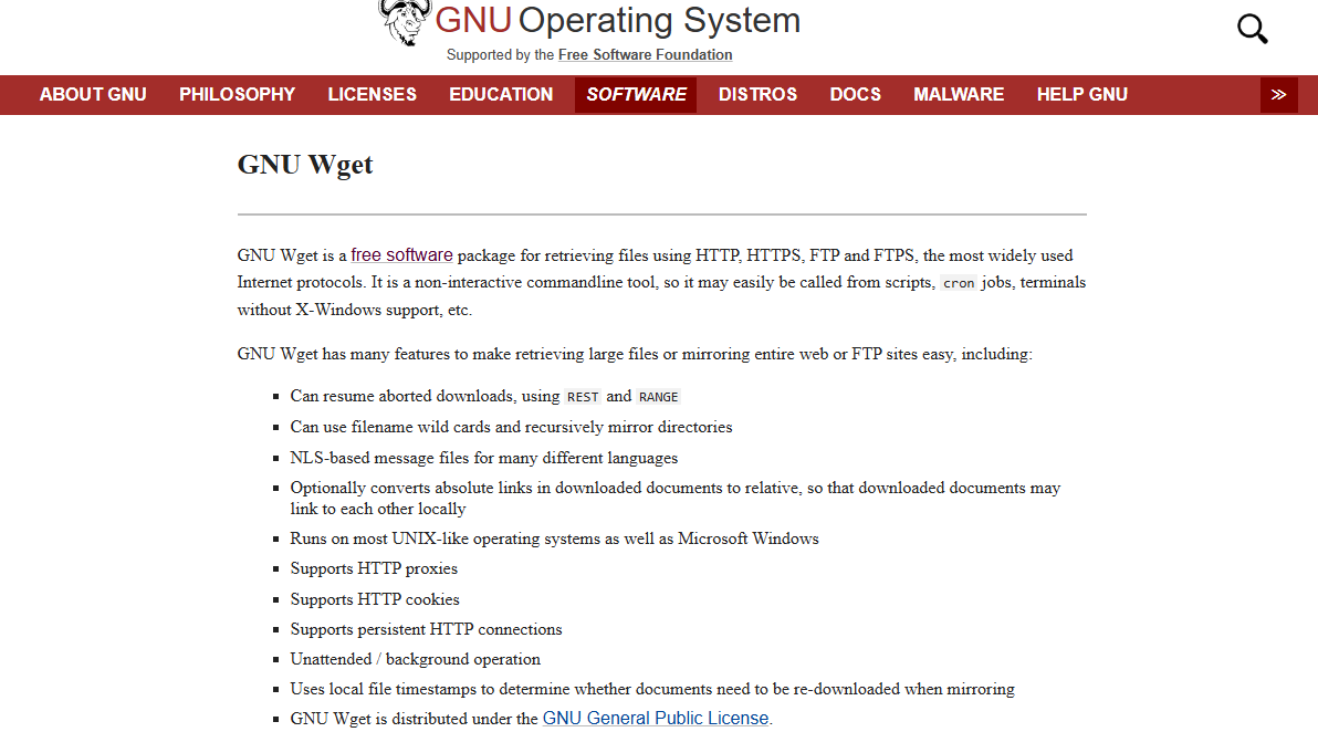 GNU Wget