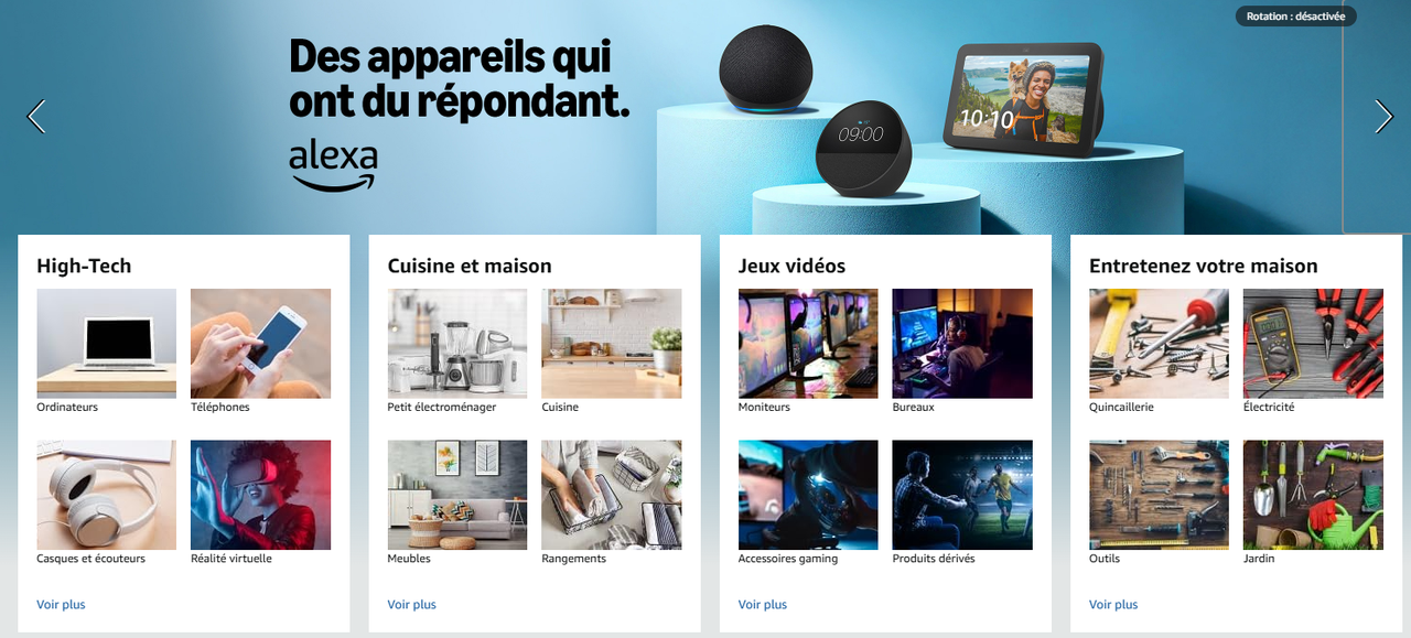 Liste de site scraping en 2025 de Amazon