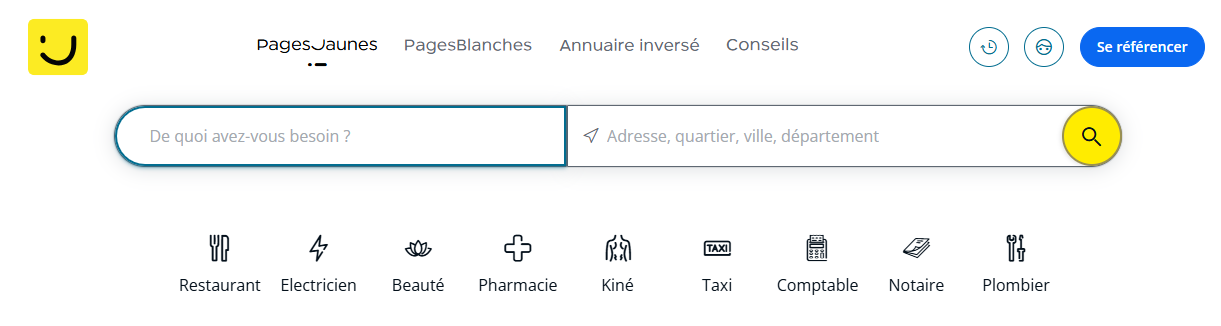 Liste de site scraping en 2025 de Pagesjaunes