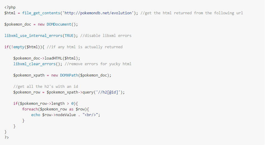 l'utilisation de Python pour extraire le contenu de pages web