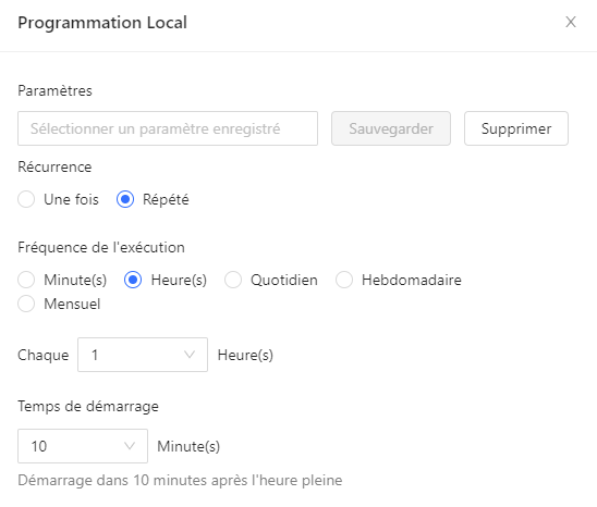 Programmer des exécutions régulières sur Octoparse
