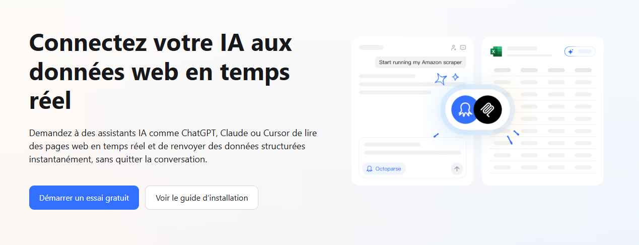Octoparse MCP : extraire des données web avec Claude ou ChatGPT sans code, via le protocole MCP