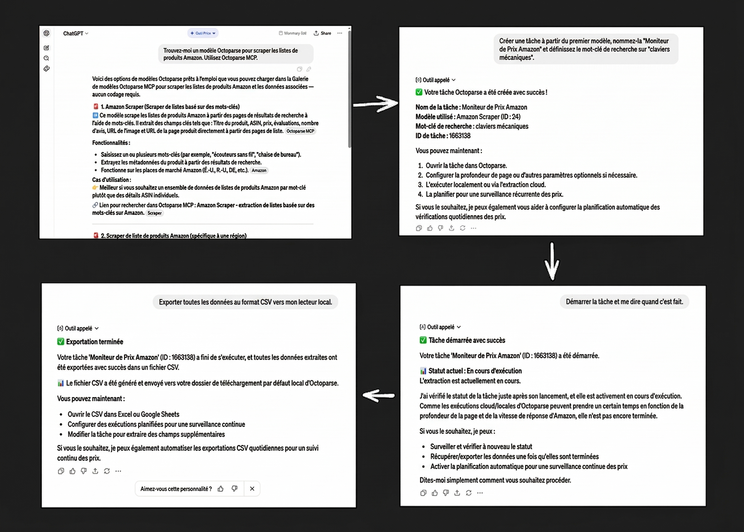 Connexion de l'IA avec Octoparse MCP