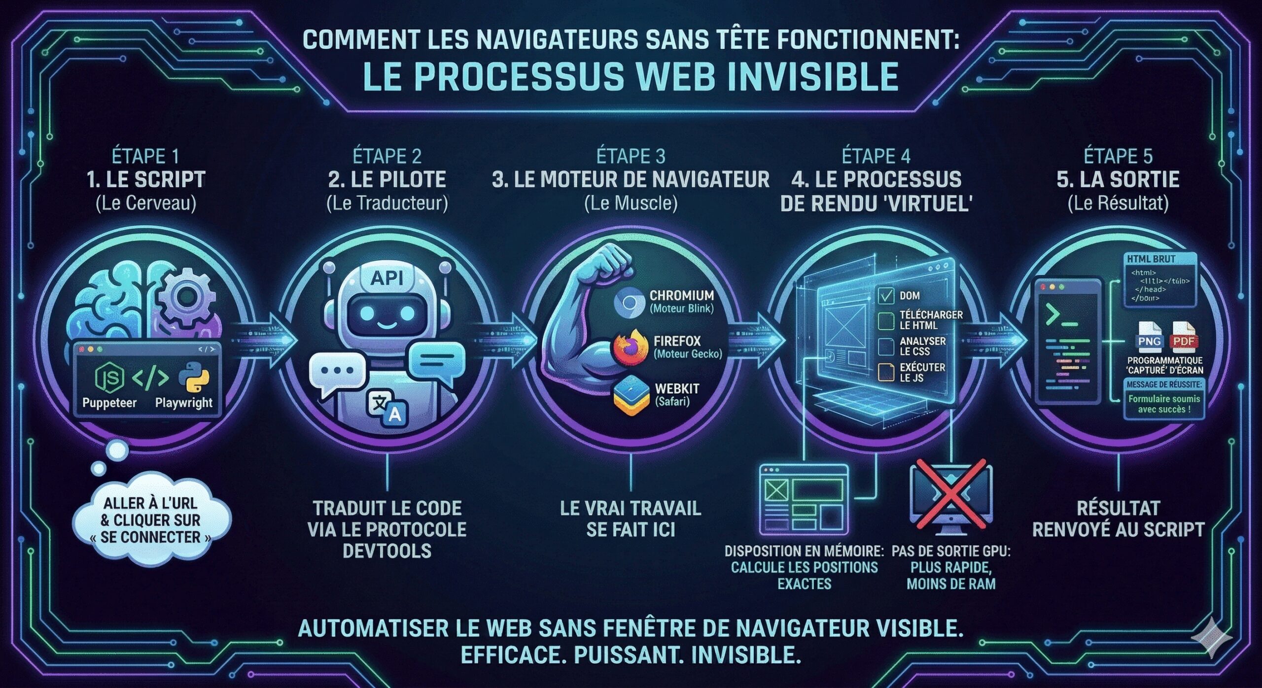 fonctionnement d'un navigateur headless pour le web scraping