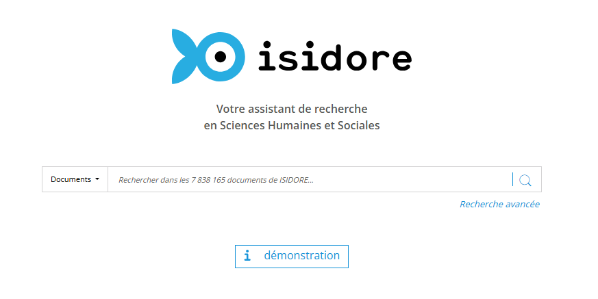 Isidore : la référence pour les SHS francophones