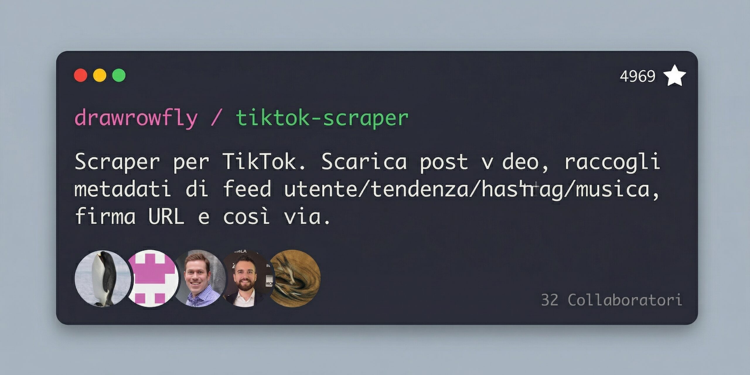 velocizzare lo sviluppo dello scraper video tiktok in python
