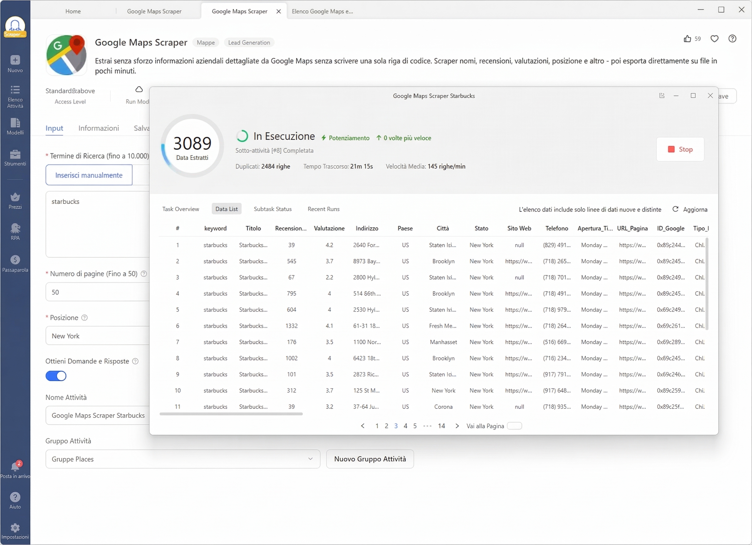 google maps advanced scraper