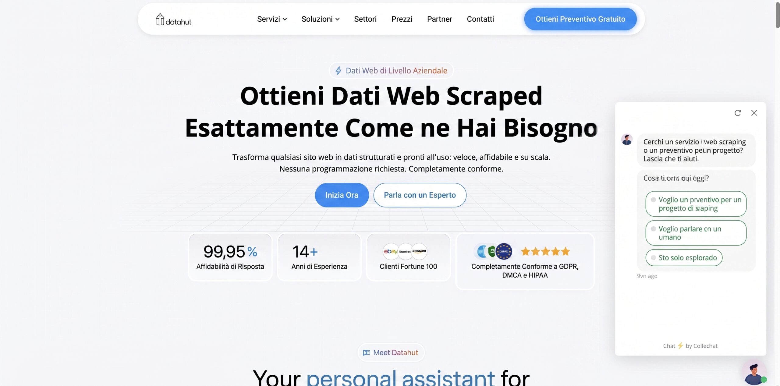 Datahut servizi gestiti di scraping