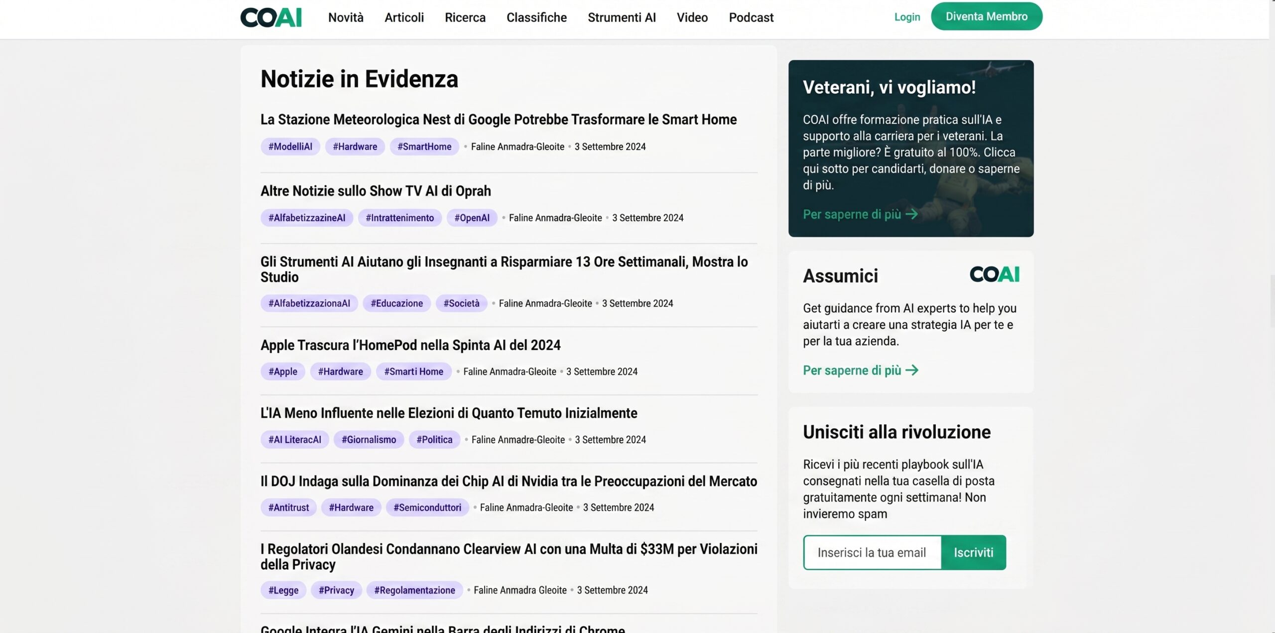 Creare un portale web tramite i dati estratti con Octoparse